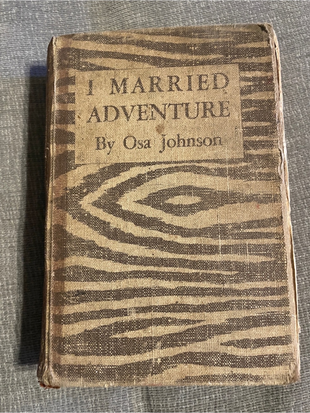 I Married Adventure by Osa Johnson Hardcover 1940 6th Printing Ex-Libris